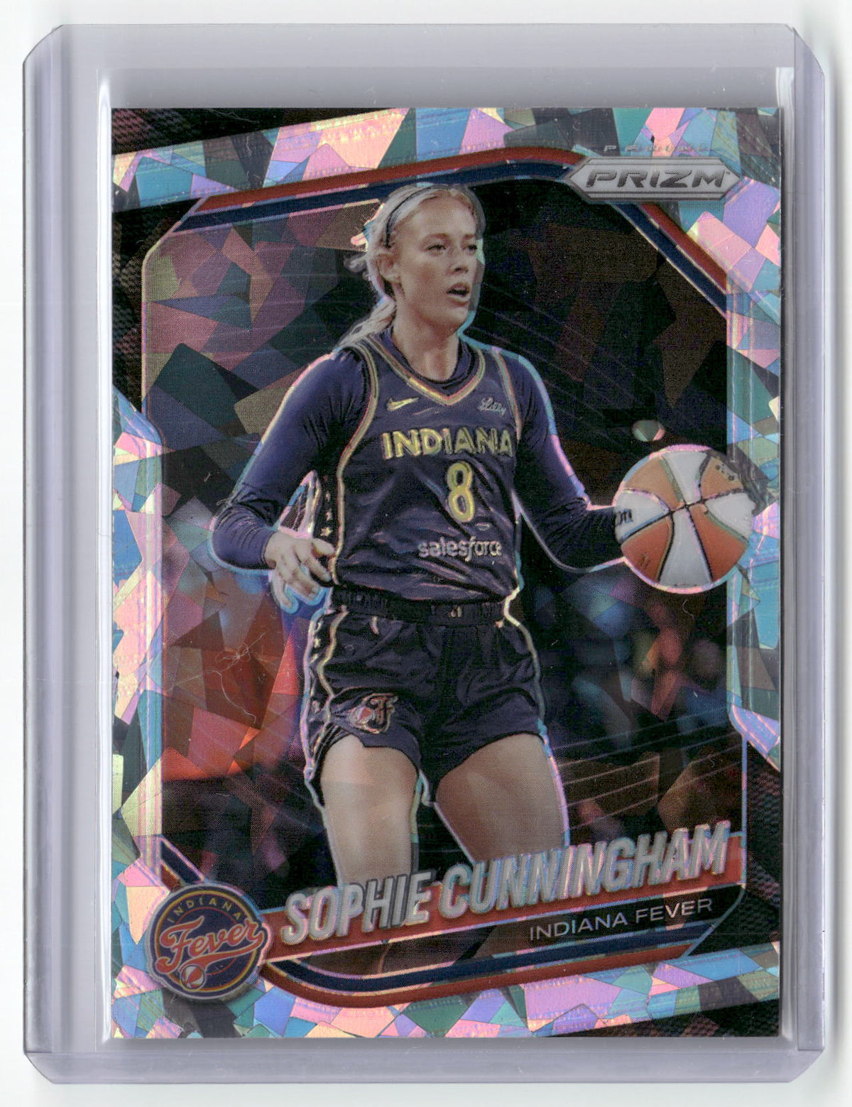 2025 Panini Prizm WNBA #63 Sophie Cunningham Ice Prizms-3