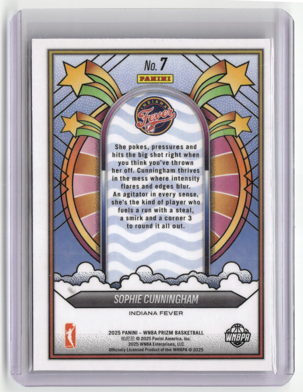 2025 Panini Prizm WNBA #7 Sophie Cunningham Groovy-2