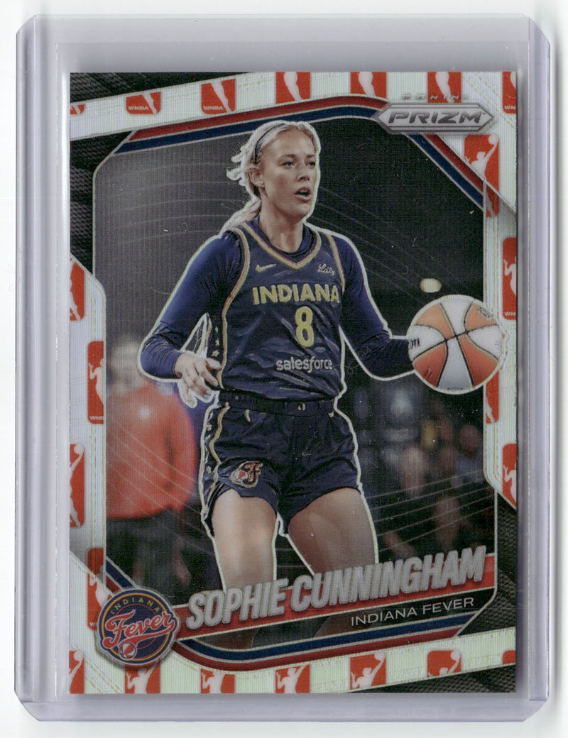 2025 Panini Prizm WNBA #63 Sophie Cunningham WNBA Logo Prizms-1