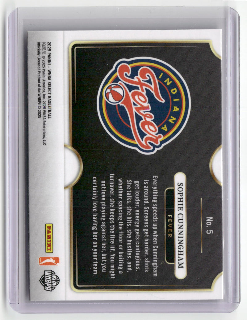 2025 Panini Select WNBA #5 Sophie Cunningham Snapshots-4