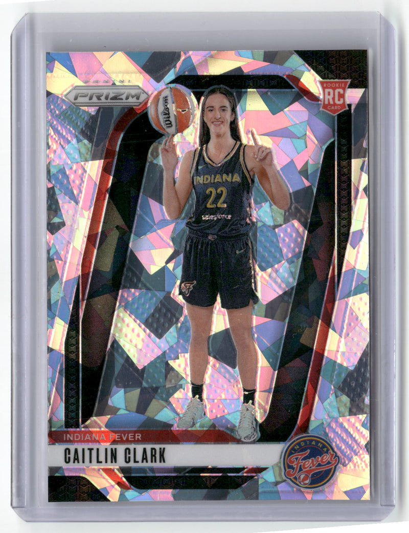 2024 Panini Prizm WNBA #145 Caitlin Clark Ice Prizms-3