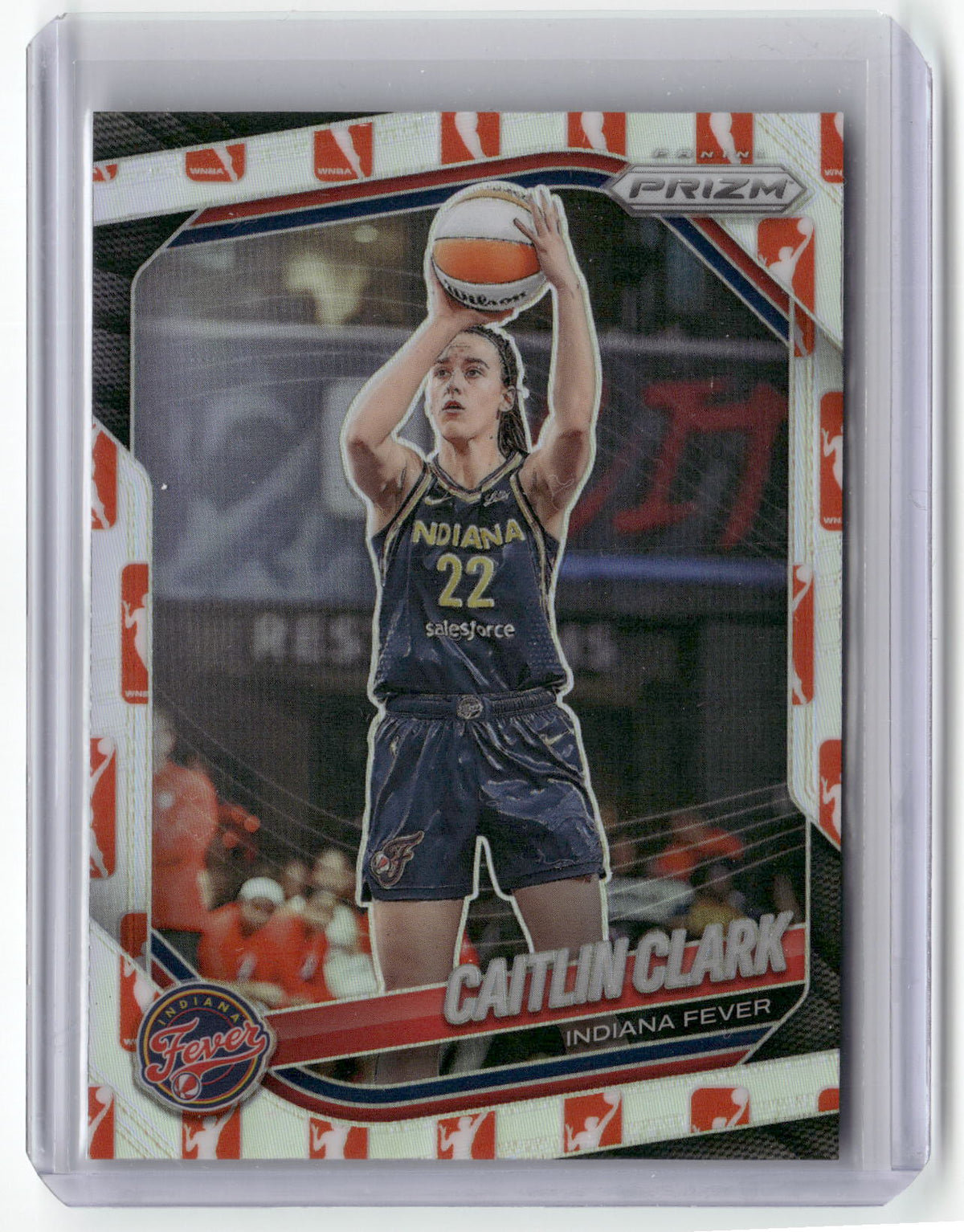 2025 Panini Prizm WNBA #22 Caitlin Clark WNBA Logo Prizms-3