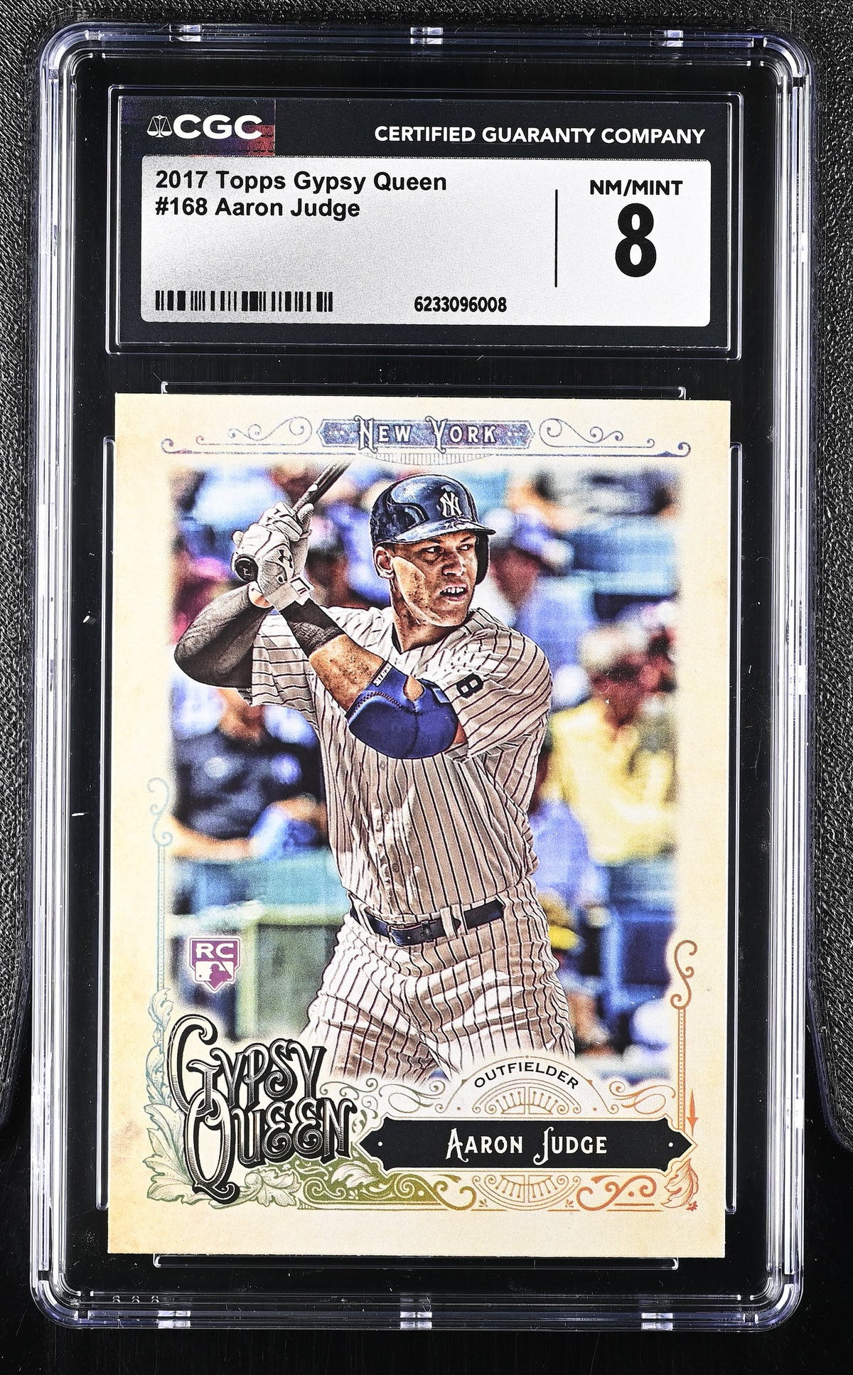 2017 Gypsy Queen #168 Aaron Judge CGC 8