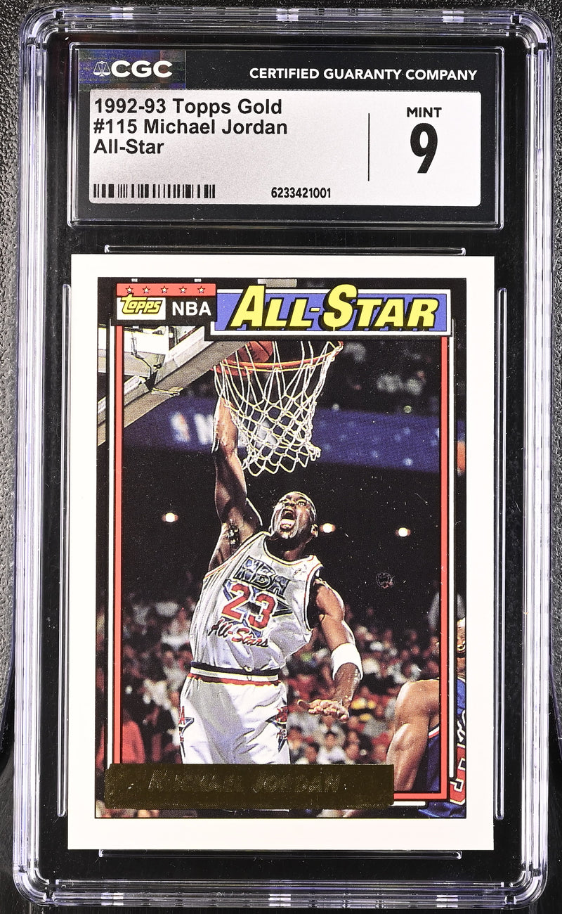 1992-93 Gold #115 Michael Jordan Gold CGC 9-1