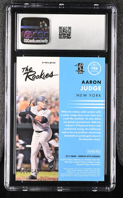 2017 Optic #TR8 Aaron Judge The Rookies CGC 10-2