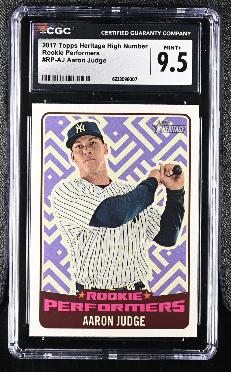 2017 Heritage High Number #RP-AJ Aaron Judge Rookie Performers CGC 9.5-1