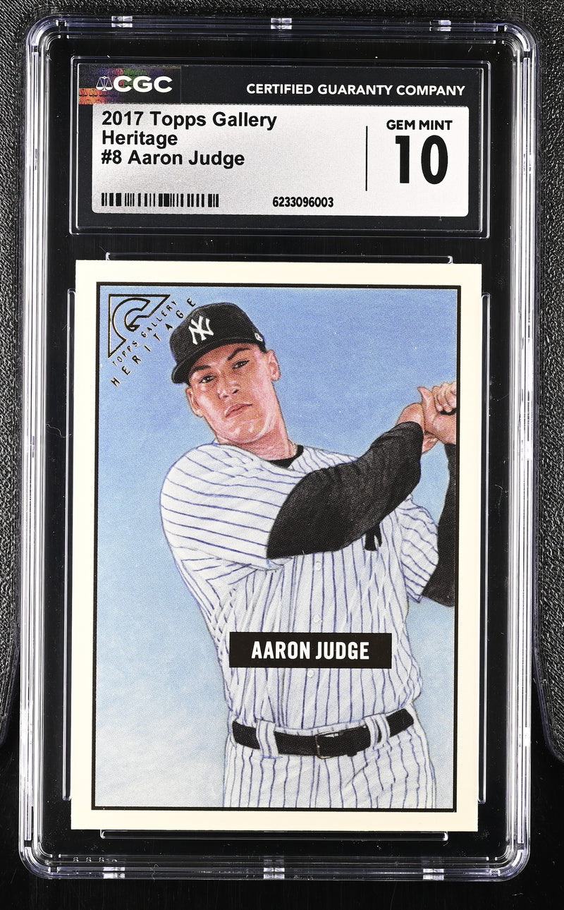 2017 Gallery #8 Aaron Judge Heritage CGC 10-1