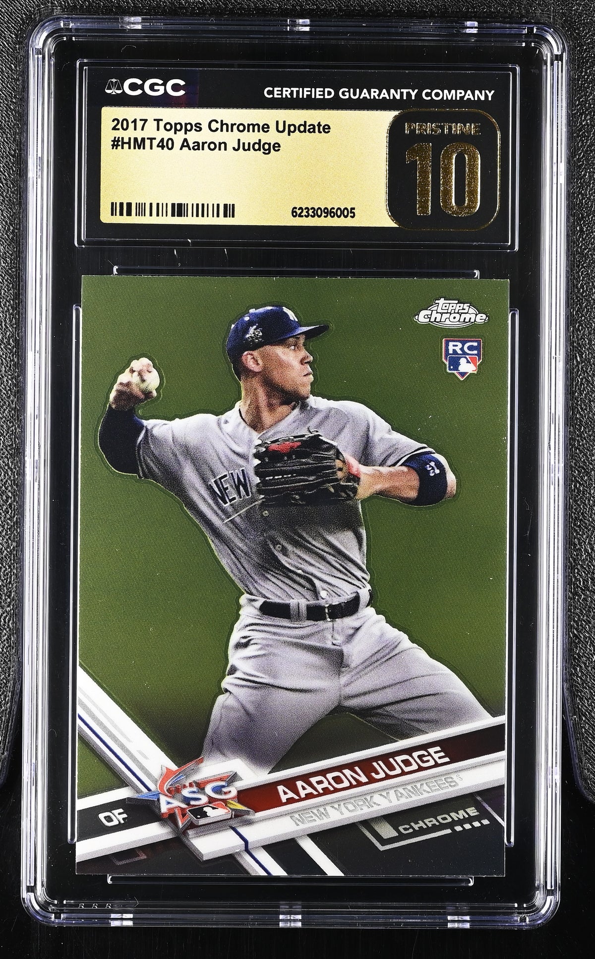 2017 Topps Chrome Update #HMT40 Aaron Judge CGC 10 PRISTINE-1