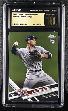2017 Topps Chrome Update #HMT40 Aaron Judge CGC 10 PRISTINE-1