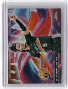 2025-26 Topps Chrome Update #H-8 Stephon Castle Helix-1