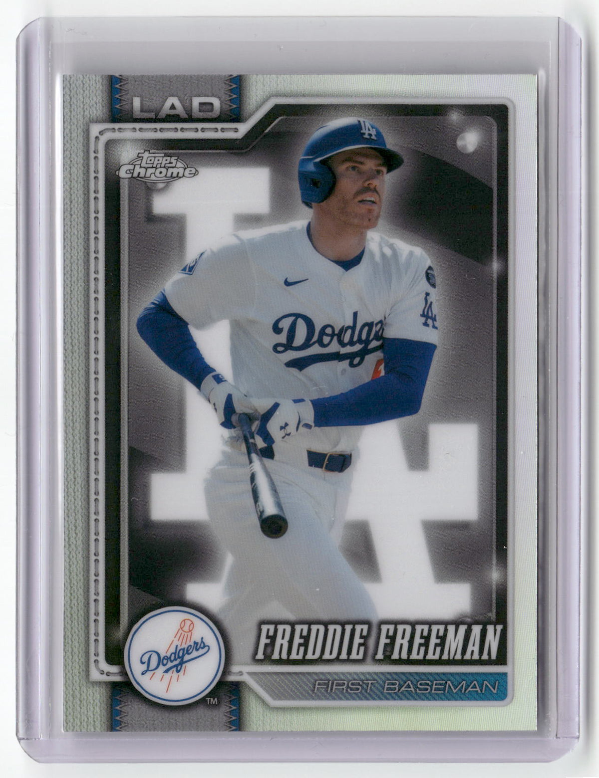 2026 Topps Chrome #159 Freddie Freeman Lightboard Logo Refractor-1
