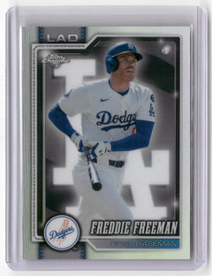 2026 Topps Chrome #159 Freddie Freeman Lightboard Logo Refractor-7