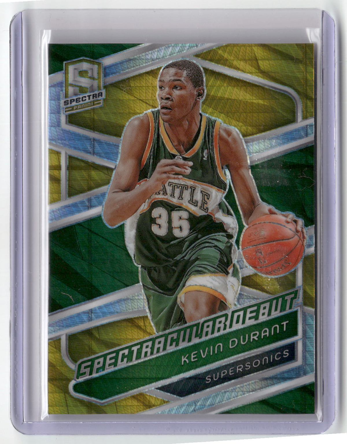 2023-24 Panini Spectra #191 Kevin Durant Gold #/10-1