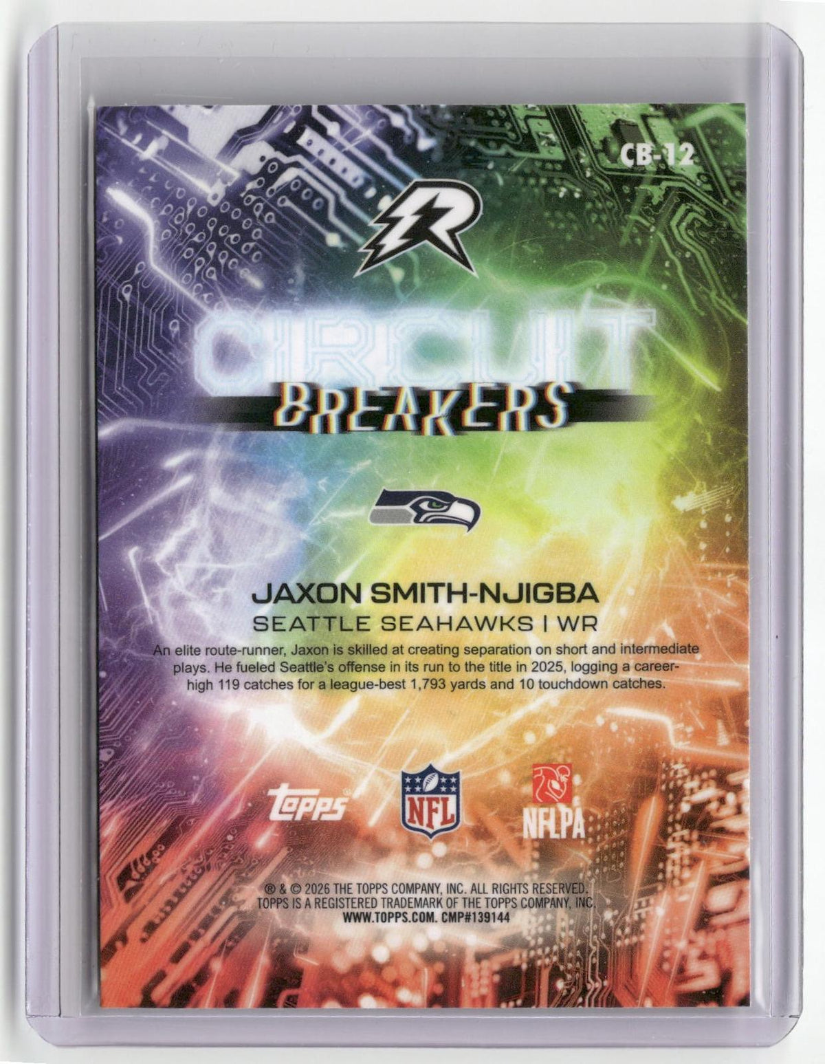 2025 Topps Resurgence #CB-12 Jaxon Smith-Njigba Circuit Breakers-2