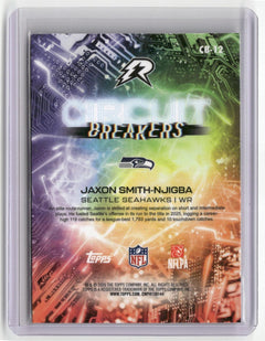 2025 Topps Resurgence #CB-12 Jaxon Smith-Njigba Circuit Breakers-2