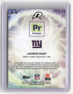 2025 Topps Resurgence #PT-10 Jaxson Dart Protonyx-2