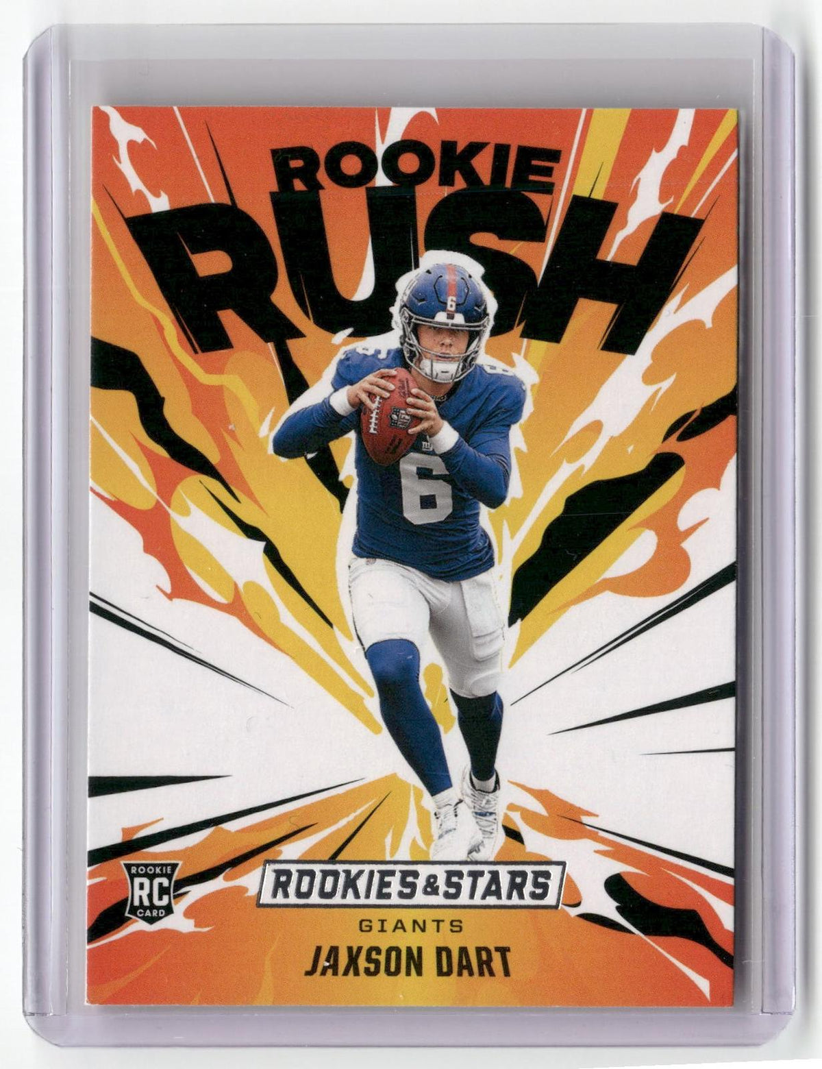 2025 Panini Rookies & Stars #6 Jaxson Dart Rookie Rush
