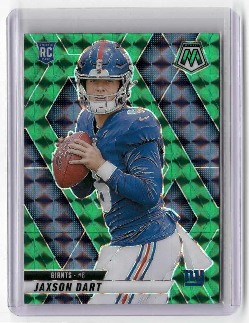 2025 Panini Mosaic #362 Jaxson Dart Mosaic Green-1