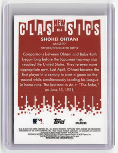 2022 Topps Chrome #NC-6 Shohei Ohtani New Classics-2