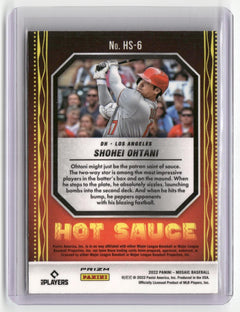 2022 Panini Mosaic #HS-6 Shohei Ohtani Hot Sauce Green Mosaic-2