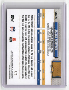 2026 Topps Flagship #334 Brenen Thompson Red Sandglitter #/5-2