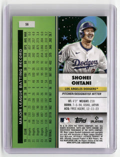 2025 Topps Chrome Cosmic #56 Shohei Ohtani-2