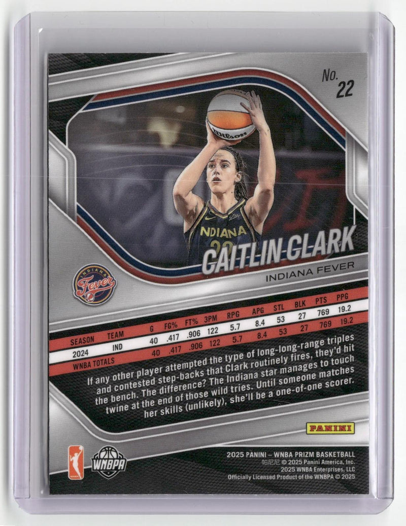 2025 Panini Prizm WNBA #22 Caitlin Clark-2