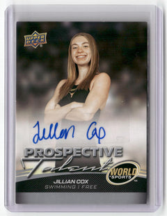 2026 Upper Deck World of Sports Volume II #PT-JC Jillian Cox Auto-1