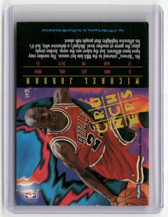 1995-96 Hoops #1 Michael Jordan Number Crunchers-2