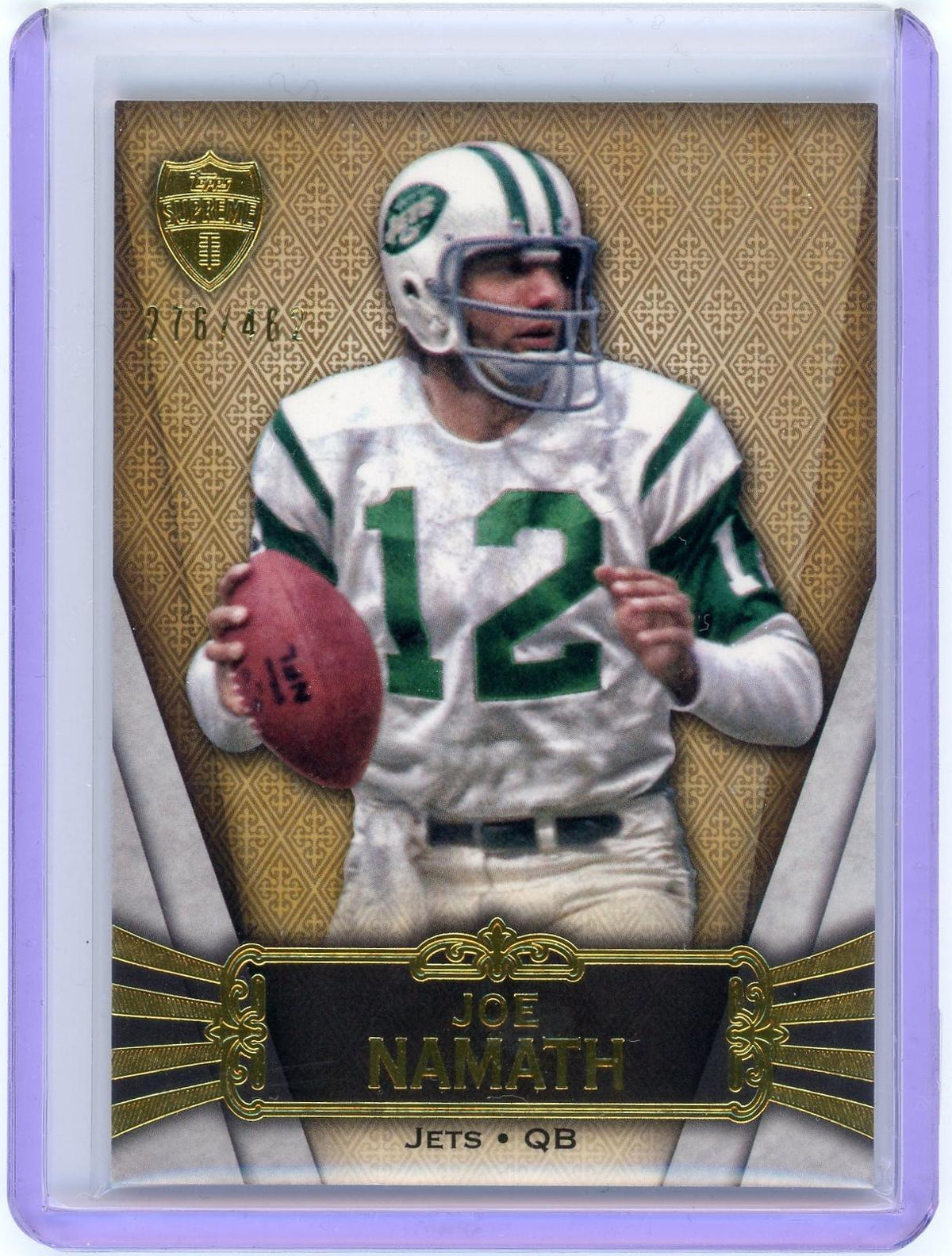 2012 Topps Supreme #96 Joe Namath #/462