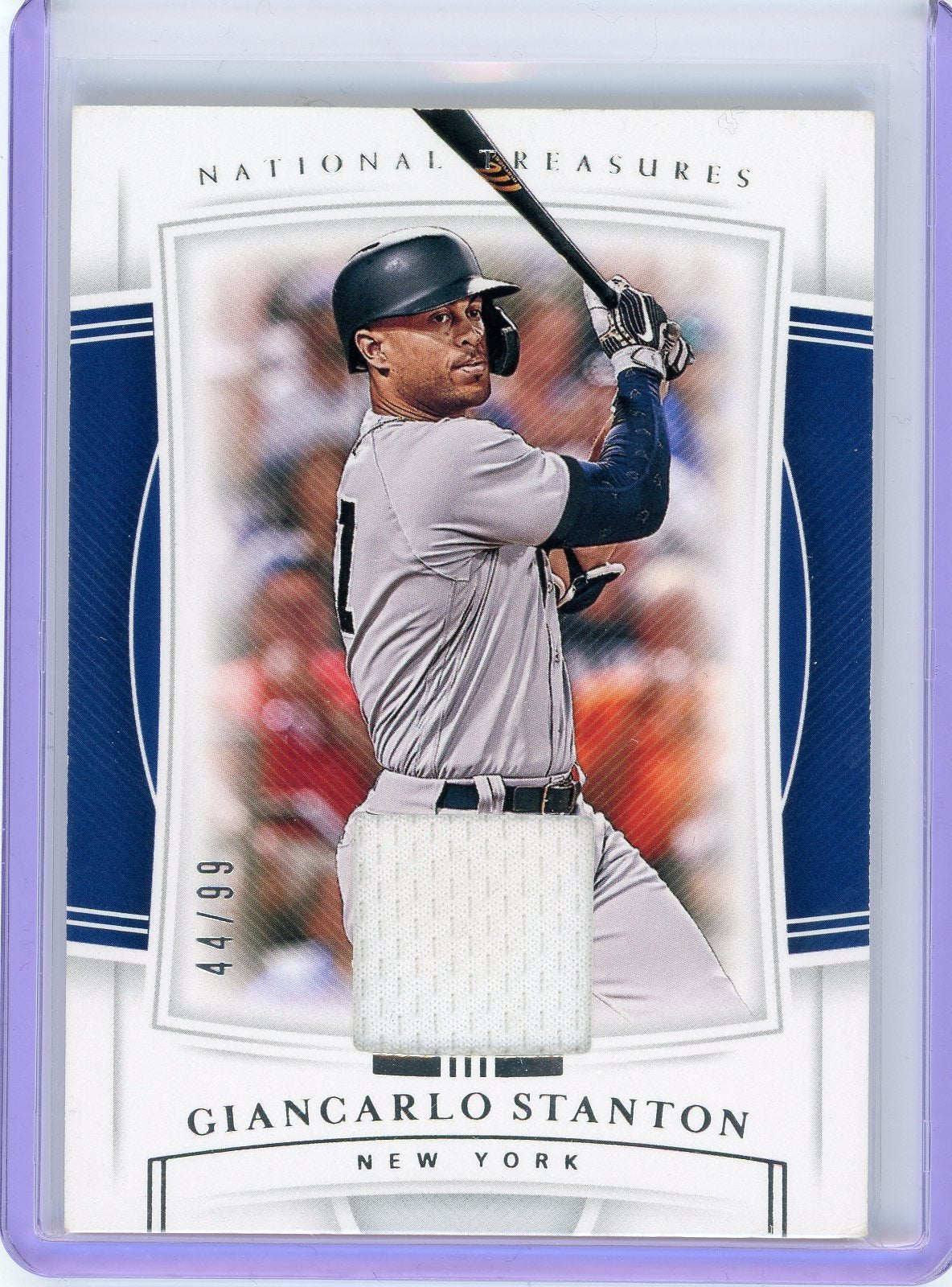 2020 Panini National Treasures #3 Giancarlo Stanton #/99