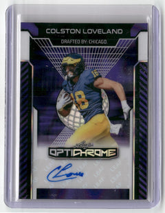 2025 Leaf Optichrome #BA-CL1 Colston Loveland Auto Signature Lava Purple #/5-1