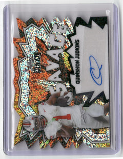 2025 Leaf Metal #S-QJ1 Quinshon Judkins Savage Sparkle #/10-1