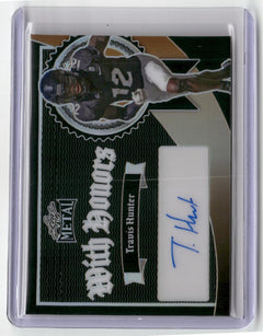 2024 Leaf Metal #WH-TH1 Travis Hunter Auto With Honors Prismatic Black 1/6-1
