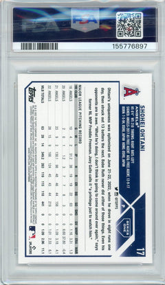 2023 Topps #17 Shohei Ohtani PSA 10-2
