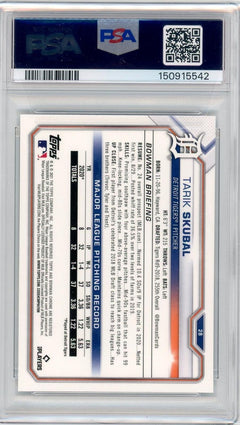 2021 Bowman Chrome #28 Tarik Skubal PSA 10-2