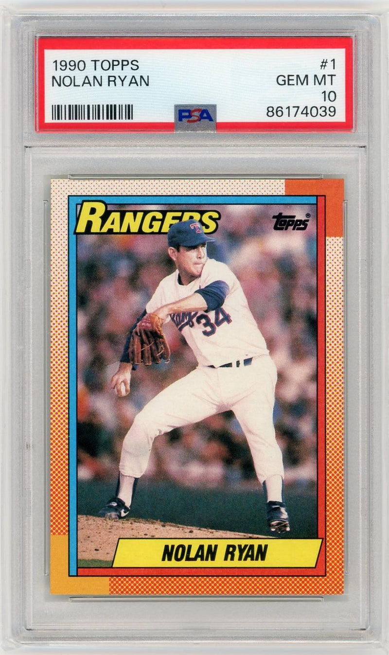 1990 Topps #1 Nolan Ryan PSA 10-1