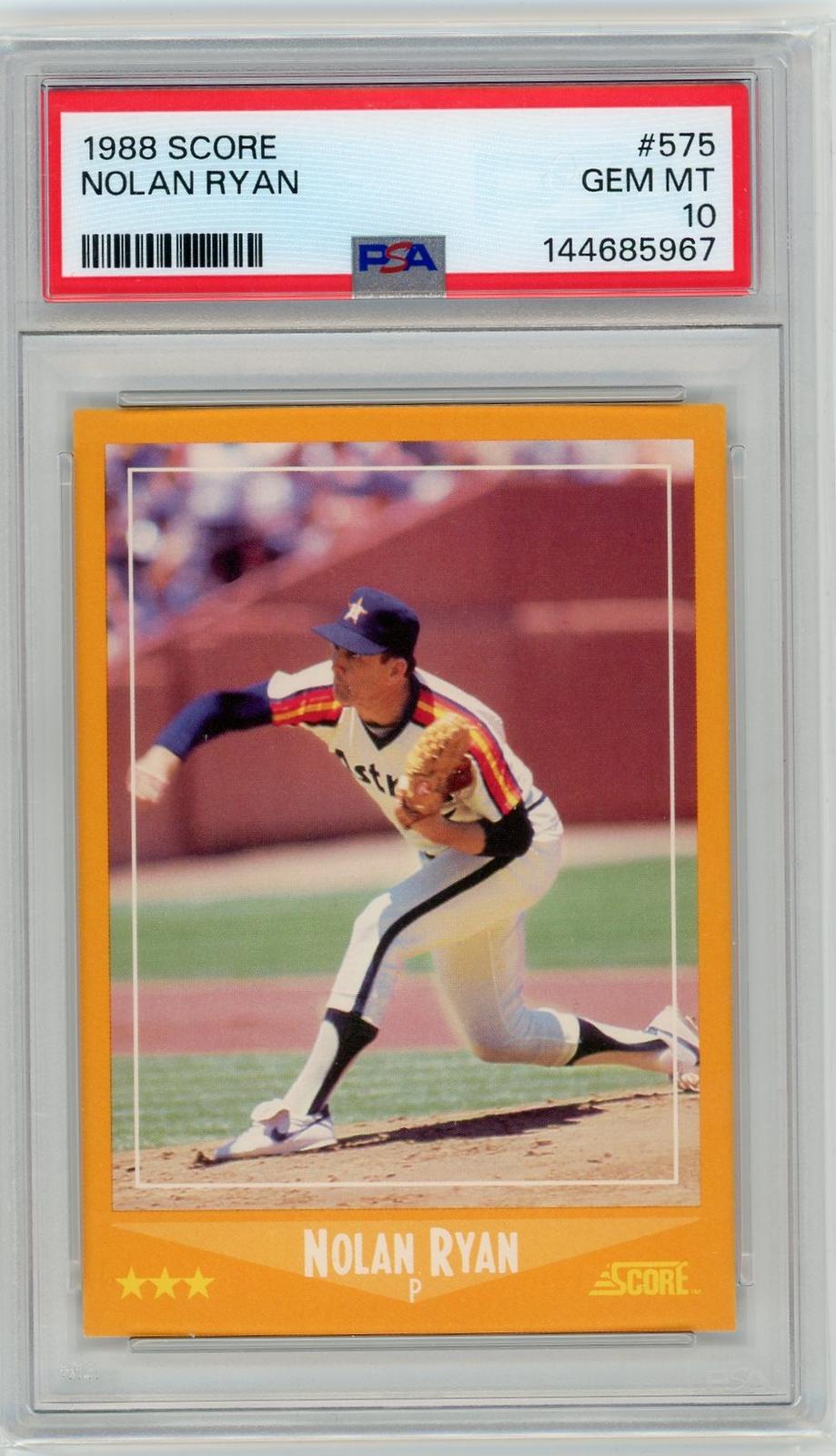 1988 Score #575 Nolan Ryan PSA 10