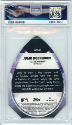 2022 Topps Chrome Ben's Diamond #BBDC-12 Julio Rodriguez Die Cut PSA 10-2