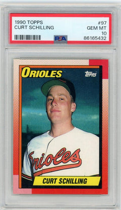 1990 Topps #97 Curt Schilling PSA 10-1