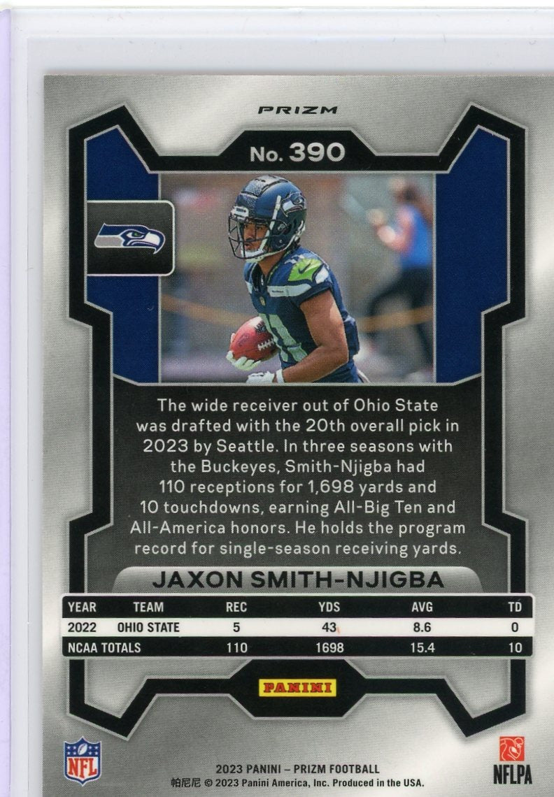 2023 Panini Prizm #390 Jaxon Smith-Njigba Disco-2