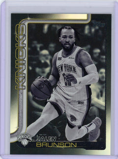 2025-26 Topps #14 Jalen Brunson Blackout-1