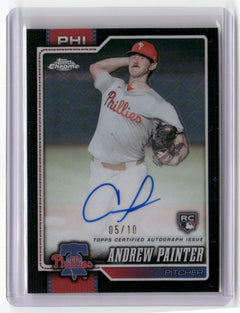 2026 Topps Chrome #RA-AP Andrew Painter Rookie Autographs Black Refractor #/10-1