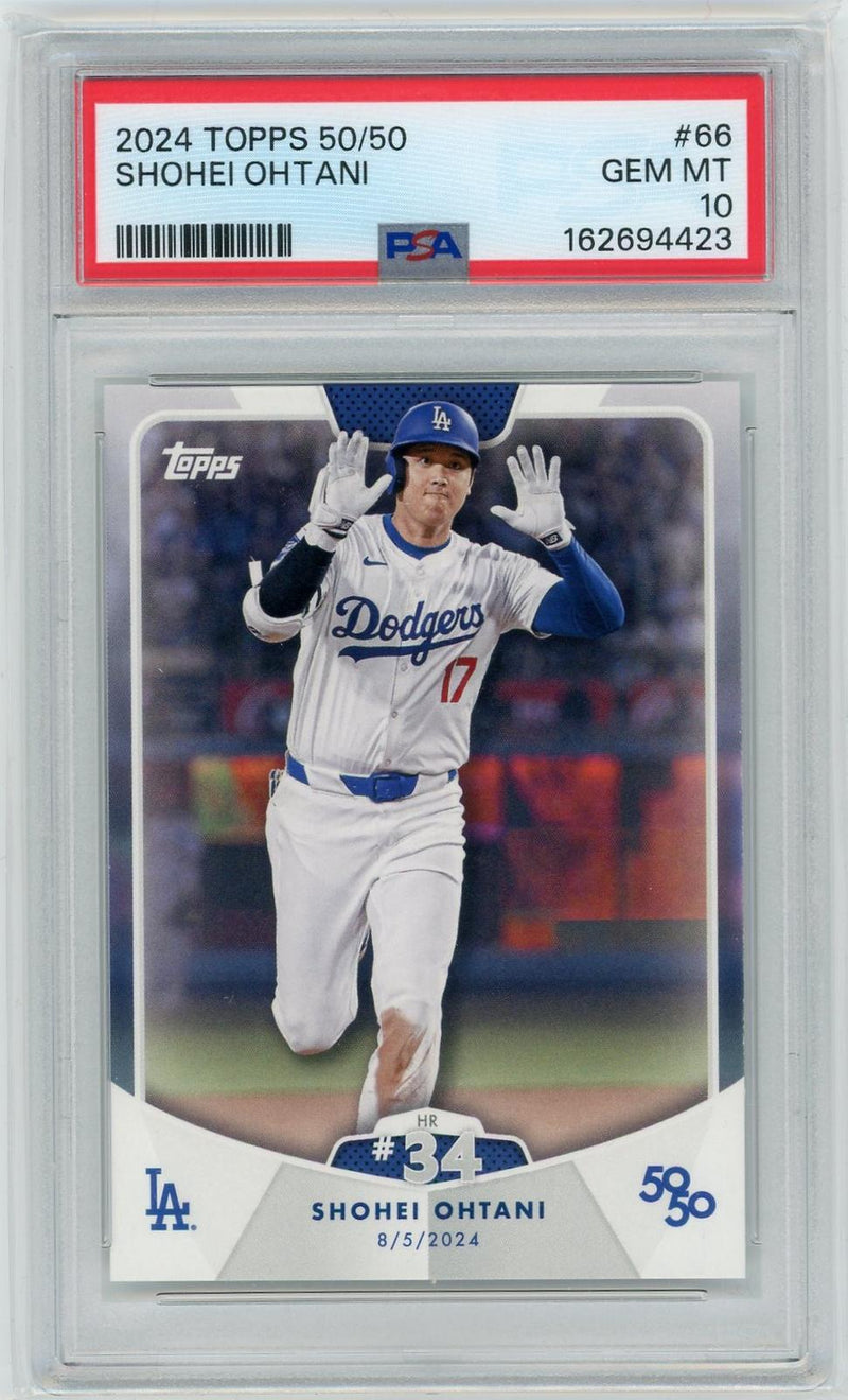 2024 Topps 50/50: Shohei Ohtani #66 Shohei Ohtani PSA 10-1