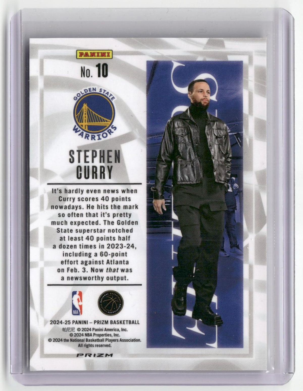 2024-25 Panini Prizm #10 Stephen Curry Sublime-2