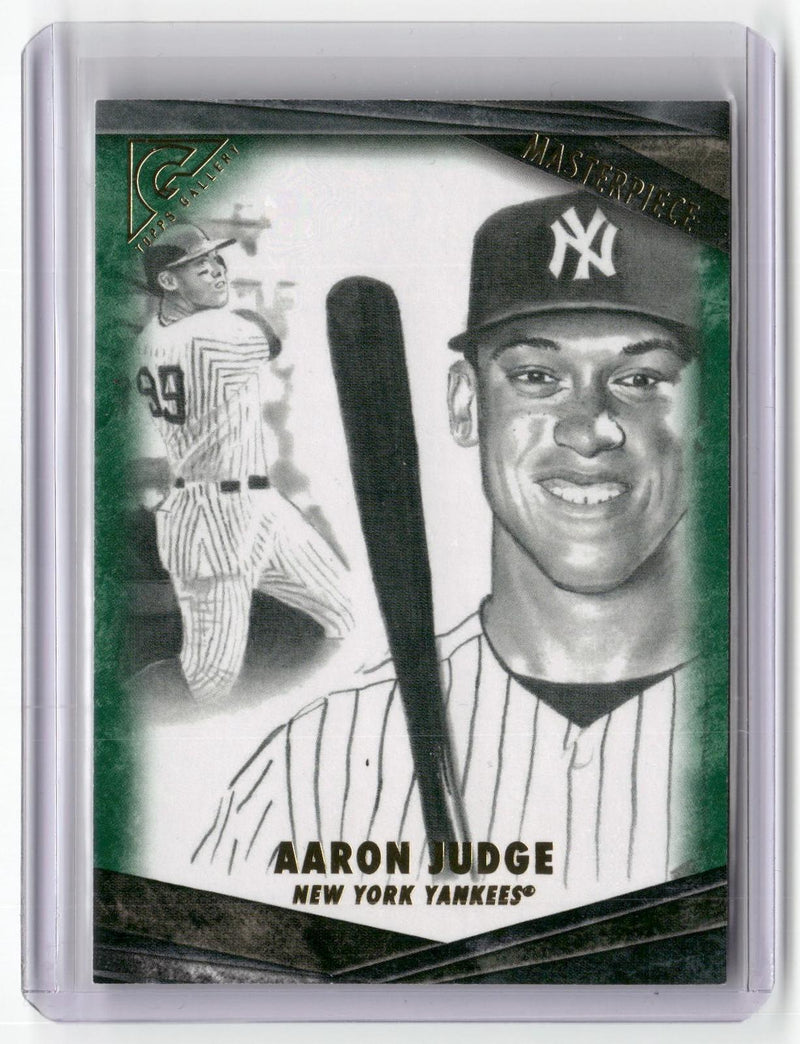 2018 Topps Gallery #M-15 Aaron Judge Masterpiece Green #/250-1