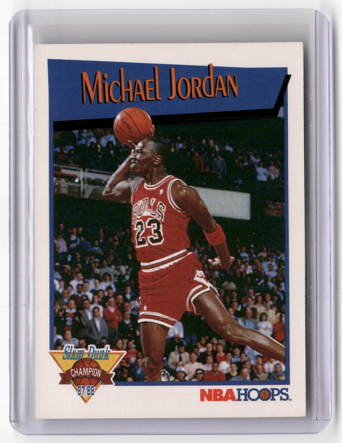 1991-92 Hoops #IV Michael Jordan Slam Dunk