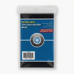 Top Load (Toploaders) Holder Bags - 3x4 Resealable (100 Pack) by CSP-1