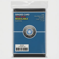 Graded Card (BGS Size) Resealable Sleeves (100 Pack) by CSP-1